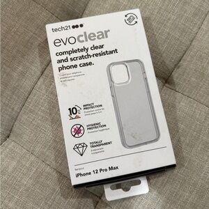 tech21 Evo Clear Phone Case for Apple iPhone 12 Pro Max